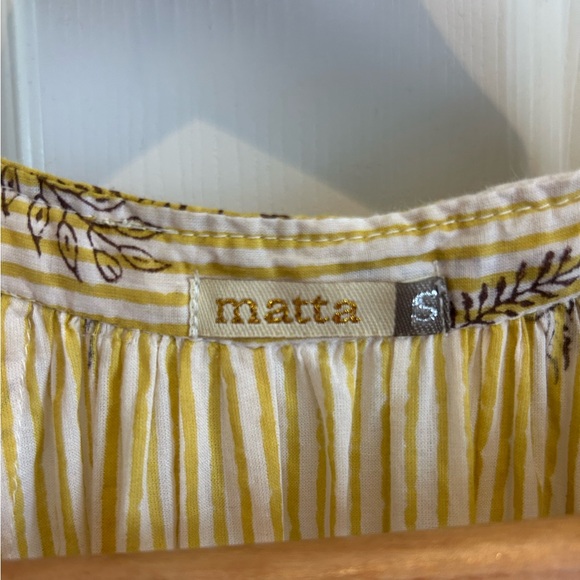 Matta Katia Trees Midi Tiered Dress in Water Print - Picture 5 of 7